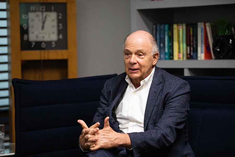 Enrique Krauze, historiador, en el campus Monterrey.