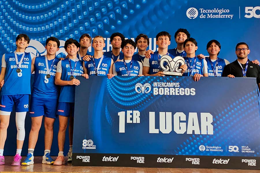 &iexcl;Portan oro! Borregos de PrepaTec Toluca ganan Copa Intercampus