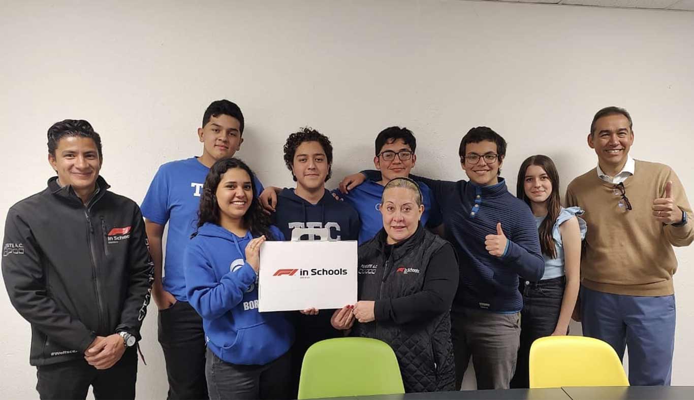 Integrantes del equipo quienes representaron a PrepaTec Aguascalientes | Cortesía: Blue Runners