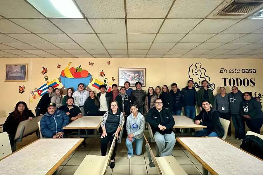 Estudiantes del Tec CDJ dejan huella en la Casa del Migrante