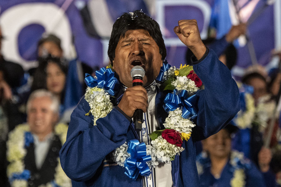 Evo Morales.