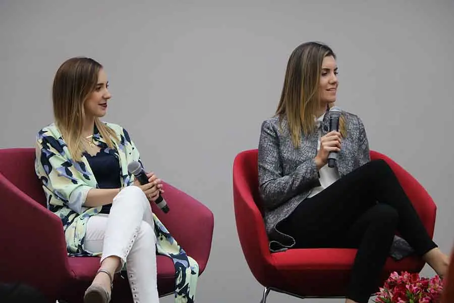 Ana Luc&iacute;a Cepeda y Sof&iacute;a Mendoza, de la empresa Beyond Work hablaron sobre la flexibilidad laboral.