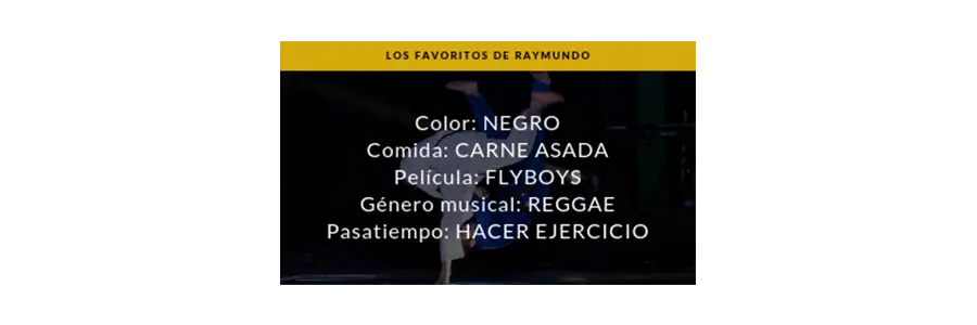 favoritos de Raymundo Garza