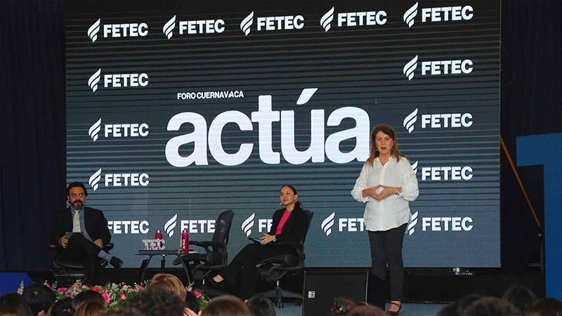 El Tec de Monterrey en Cuernavaca recibió a las candidatas a la Gubernatura de Morelos 2024 en el "Foro Actúa", donde dieron a conocer sus propuestas a las y los estudiantes del campus.