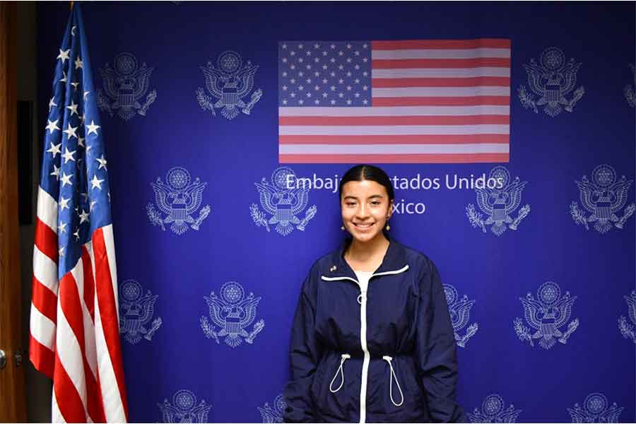 Gabriela ha realizado múltiples actividades académicas y extracurriculares que la llevaron a ganar la beca al campamento espacial