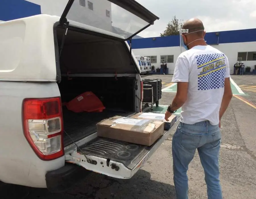 El gel ha sido entregado directamente a los cuerpos médicos