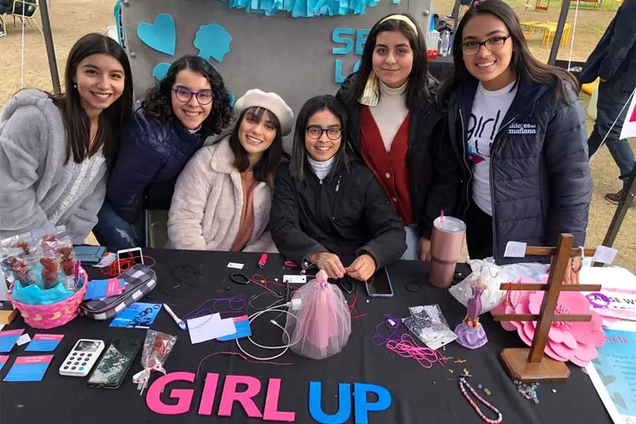 Alumnas colaboradoras de Girl up en campus Monterrey
