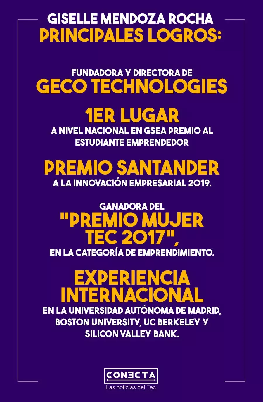 Infografía Giselle Mendoza