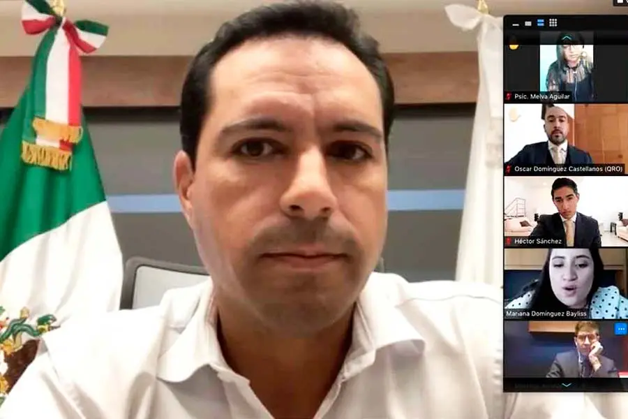 Incubadora de Legisladores 2021, j&oacute;venes de M&eacute;xico con el gobernador de Yucat&aacute;n