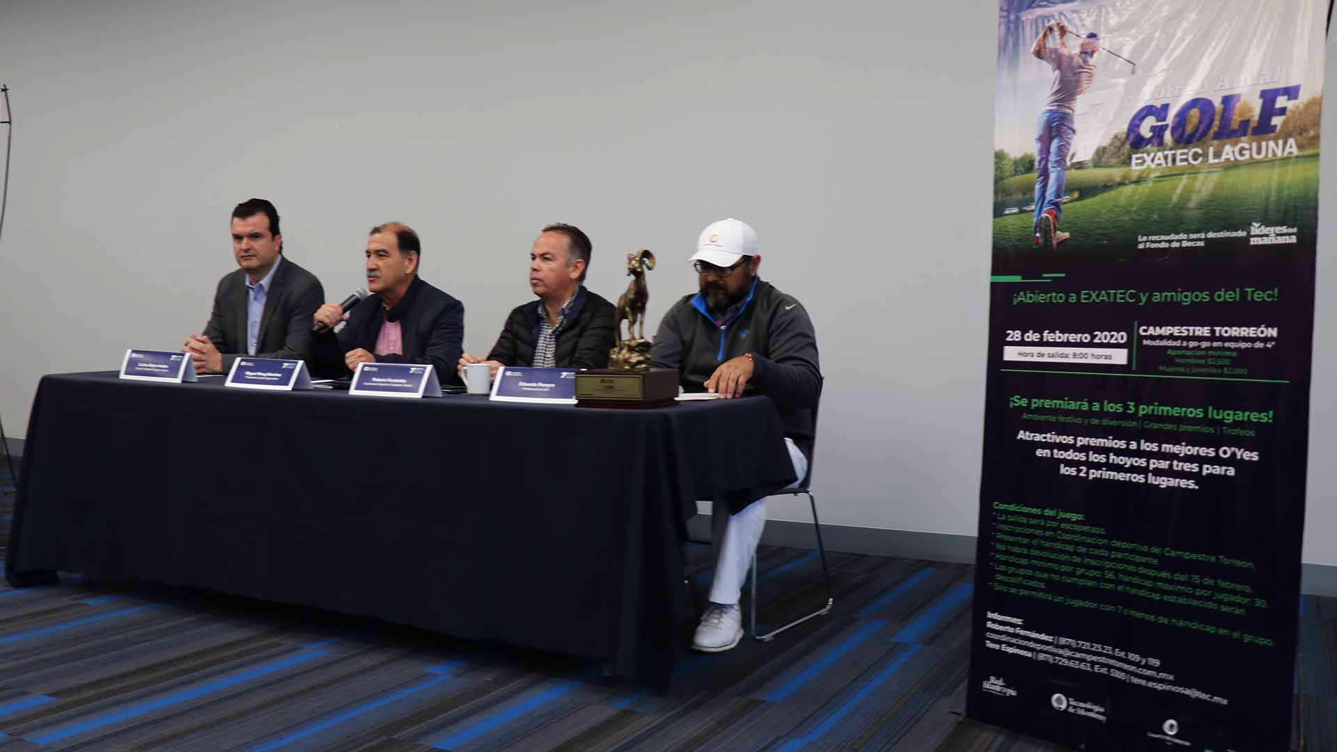 Presentan Torneo de Golf EXATEC Laguna