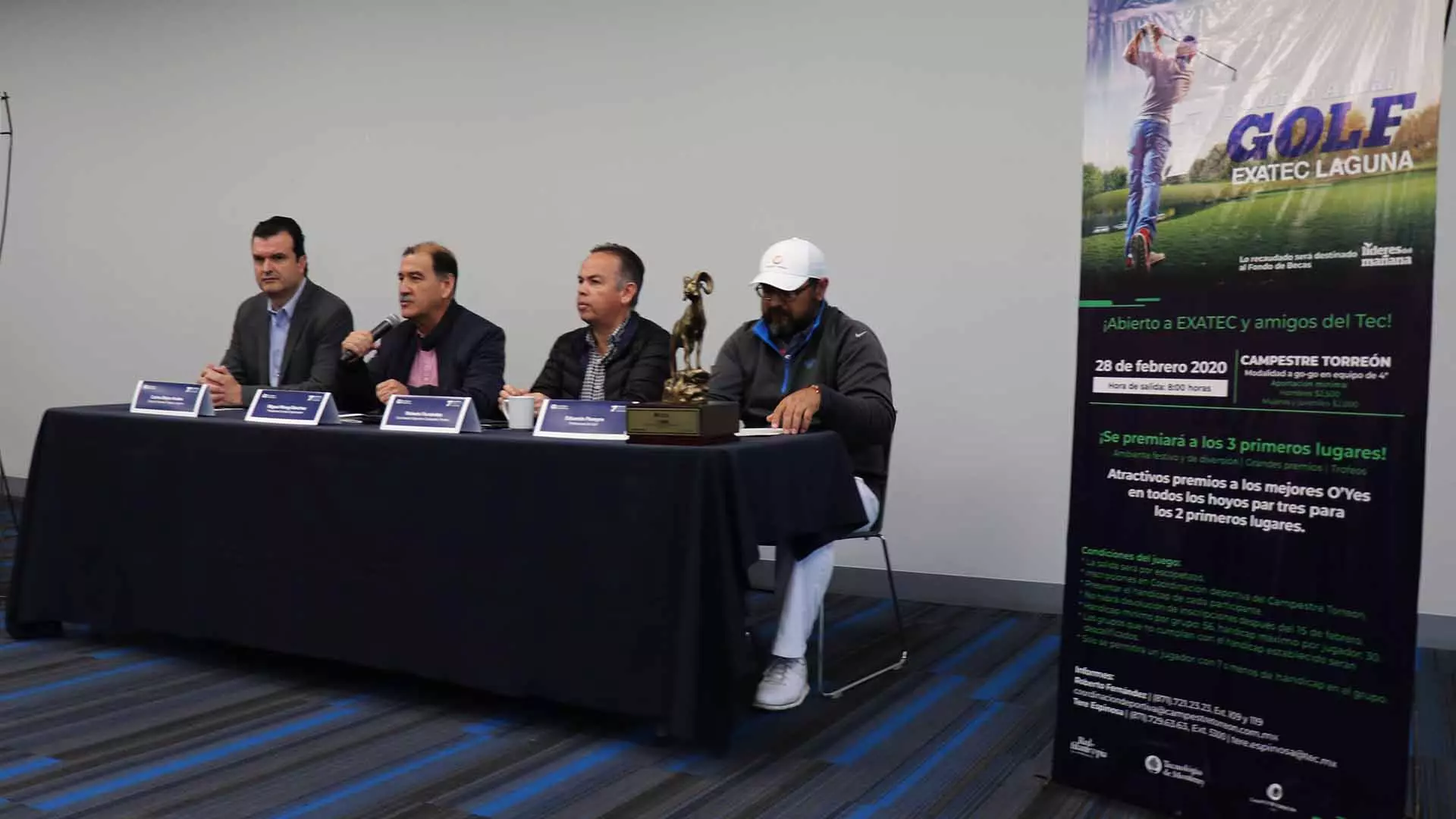 Presentan Torneo de Golf EXATEC Laguna