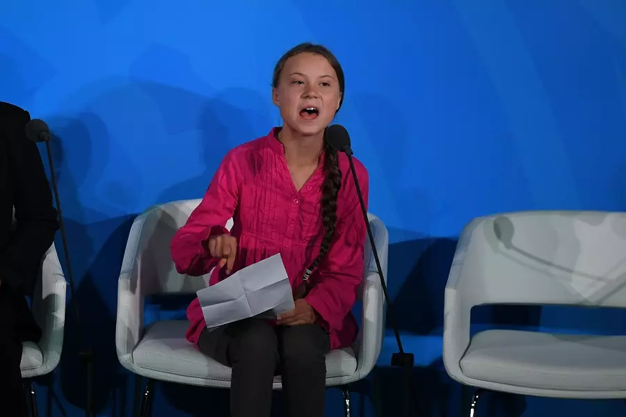 Greta Thunberg.