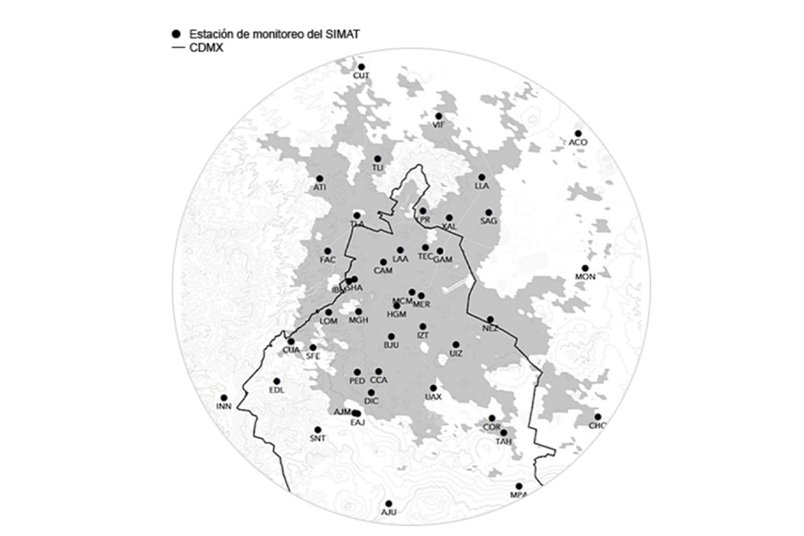 Mapa SEDEMA