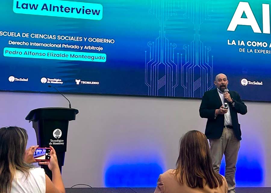 Inteligencia artificial en derecho, propuesta de profesor del Tec Guadalajara. 