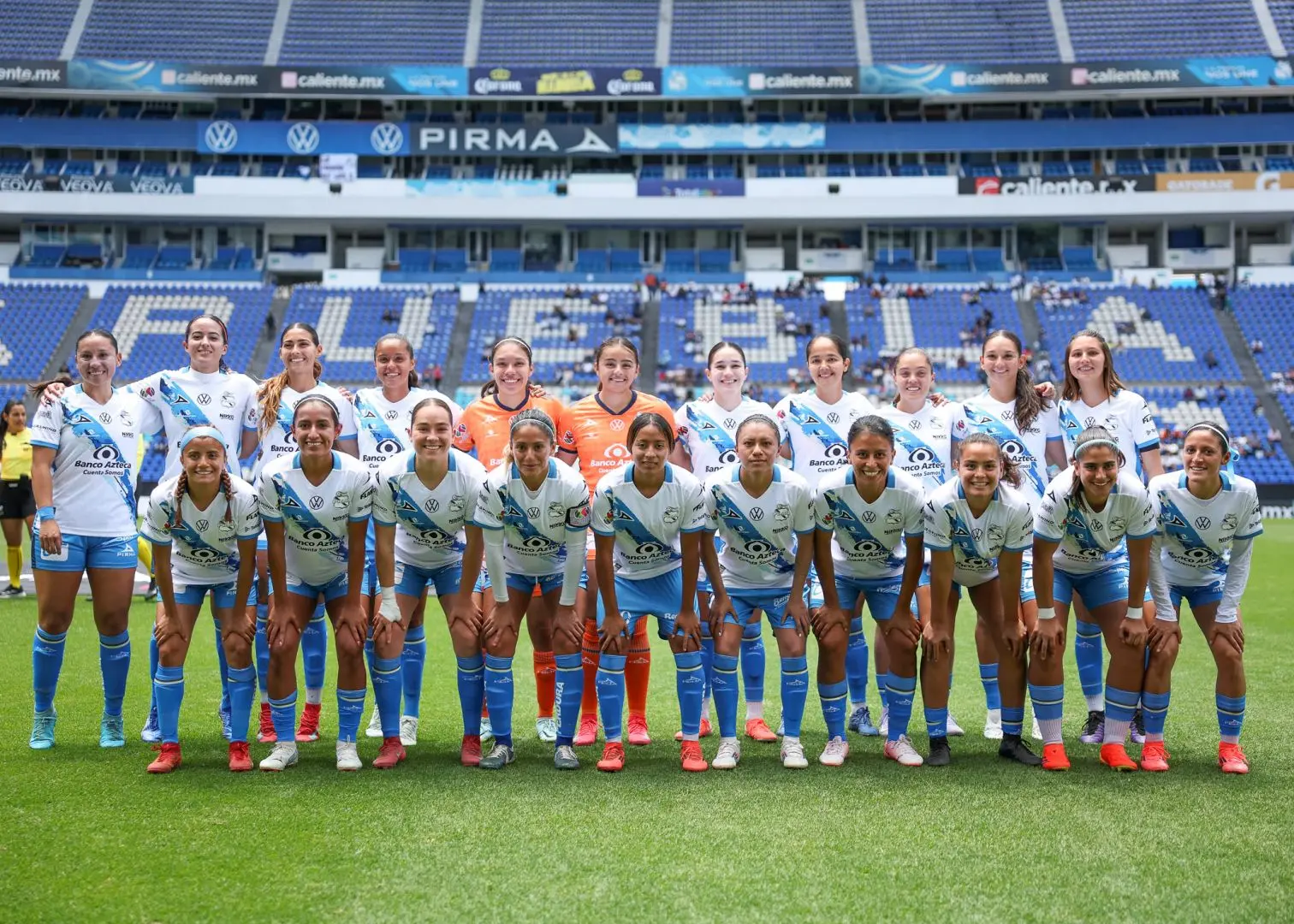 Foto previa al partido contra Pachuca