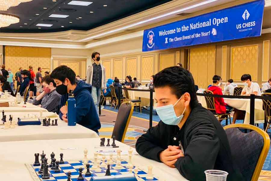 Isaac Tello, en el National Open de las Vegas