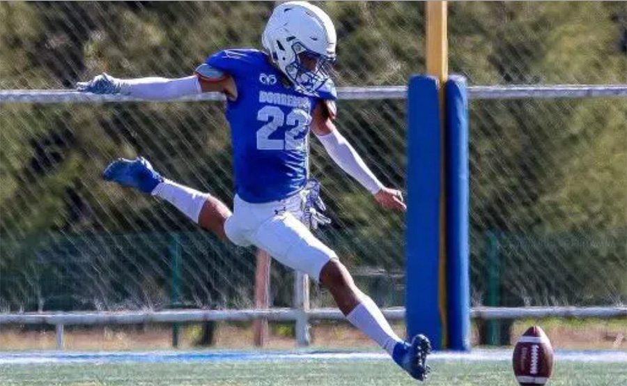 Patenado un bal&oacute;n con Borregos Puebla