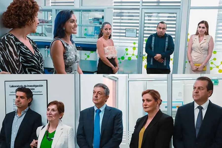 Interior del Laboratorio de Investigaci&oacute;n en Prevenci&oacute;n del Tec de Monterrey, mostrando el equipamiento y &aacute;reas de trabajo.