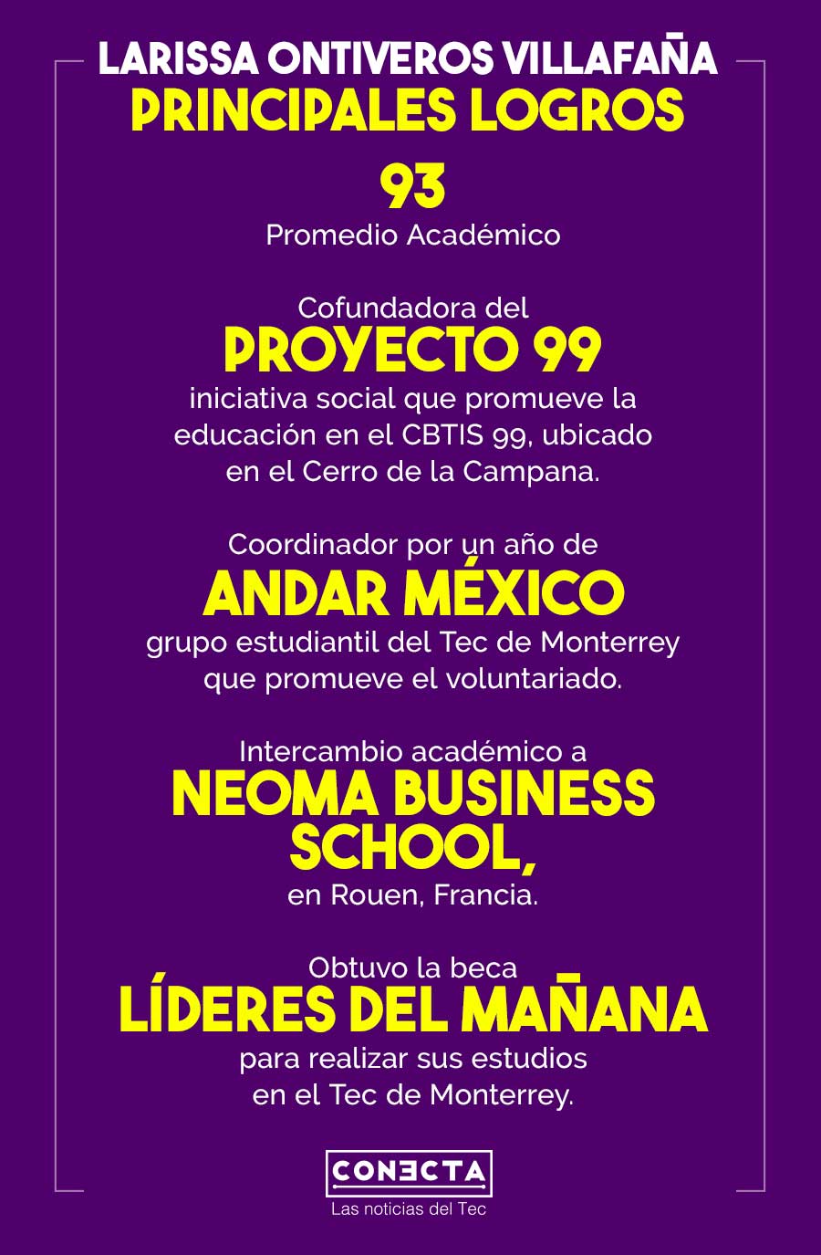 Infografía Larissa Ontiveros