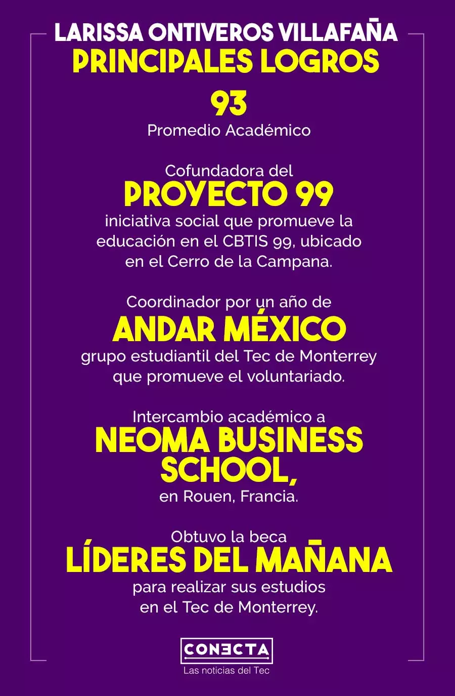 Infografía Larissa Ontiveros