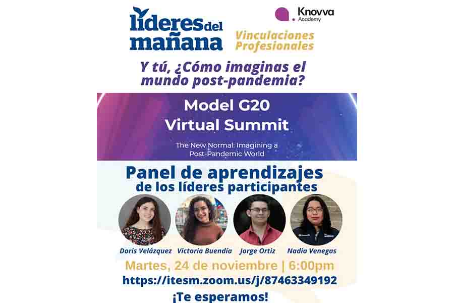 Líderes del Mañana en panel virtual