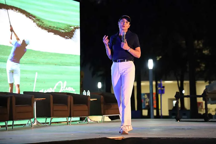 Lorena Ochoa, destacada golfista mexicana, comparti&oacute; en el Tec Guadalajara consejos para aprender a partir de sus aprendizajes en el deporte.
