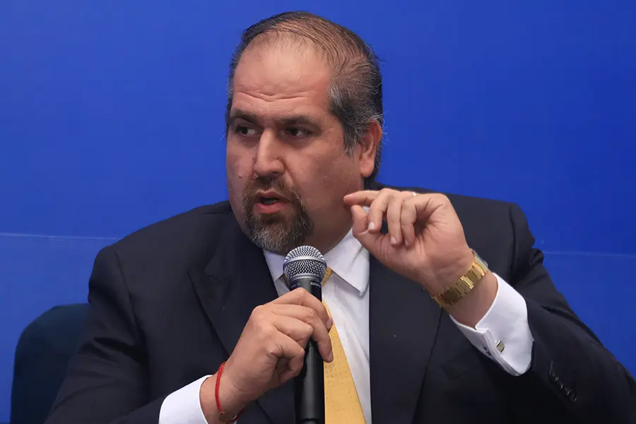 Luis Hernández en el primer Foro Nacional de Inundaciones y Resiliencia.