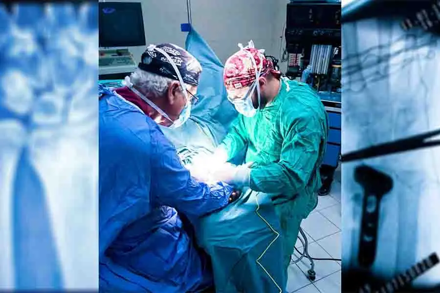 El EXTEC realizando una cirugía