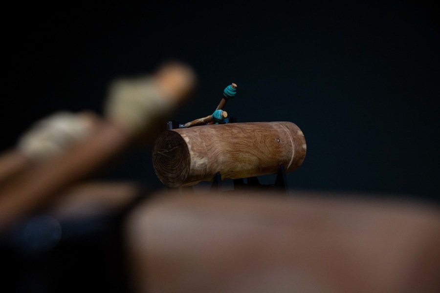 Instrumentos musicales tienen un espacio en la exposición