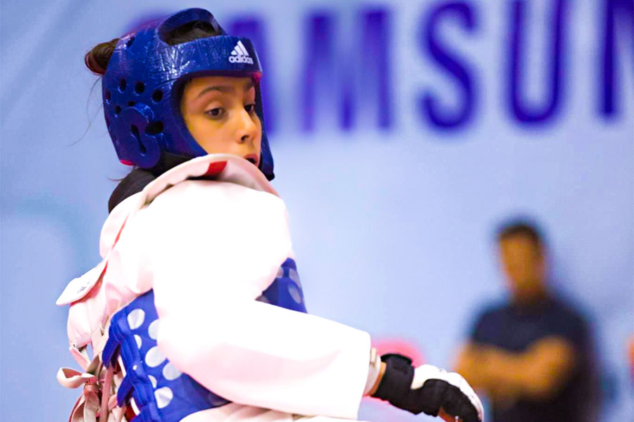 ¡Se preparó desde casa, hoy es seleccionada nacional en Taekwondo!