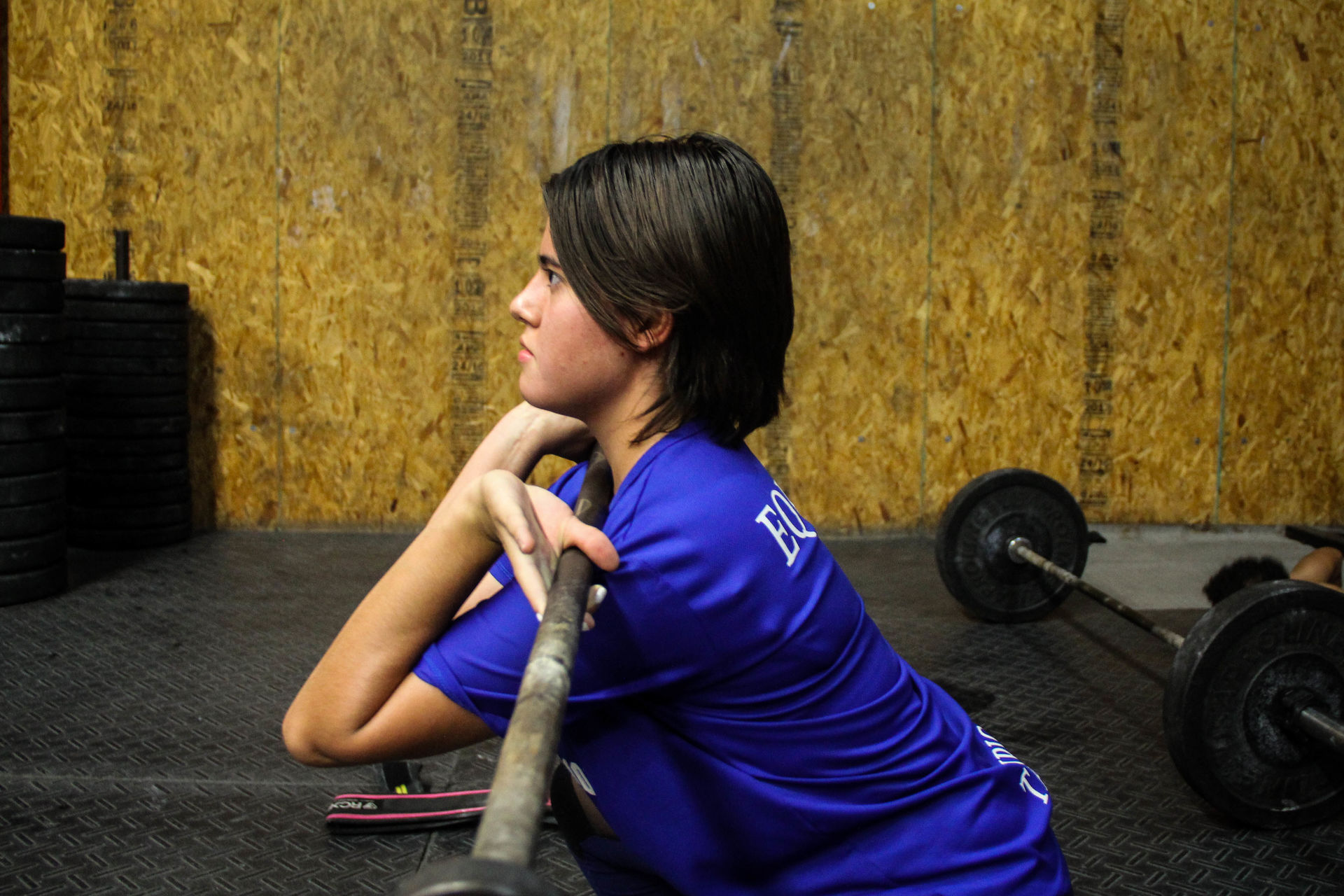 niña entrenando