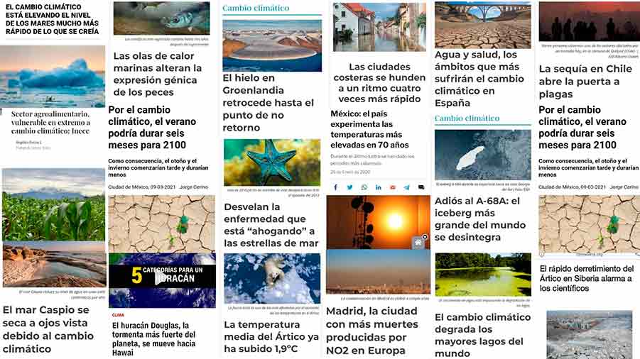 noticias alarmantes del cambio climatico