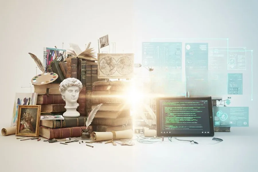 Combinaci&oacute;n conceptual de elementos de humanidades e inteligencia artificial y ciencia de datos