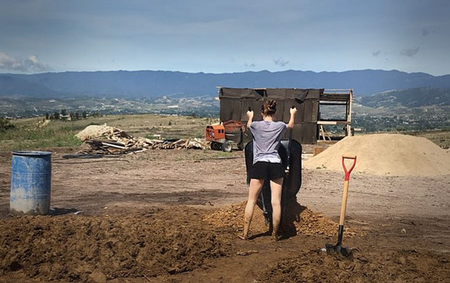 alumna participando en oaxaca