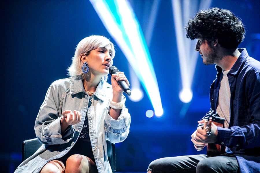 Con su tema "Hiero", Pablo y Mariana se quedaron con el primer lugar del Festival de la Canción.