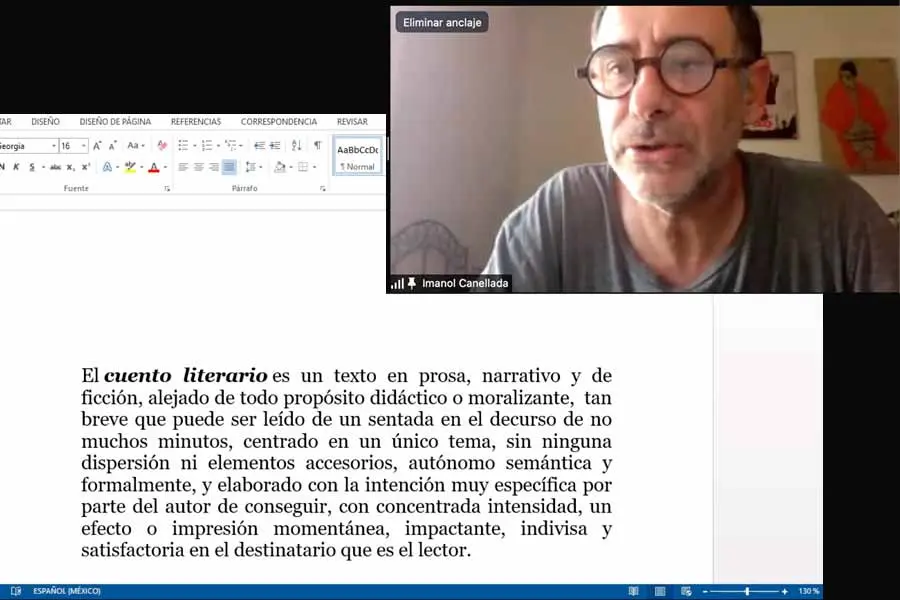 Escritor mexicano Imanol Caneyada en Pasi&oacute;n por la Lectura