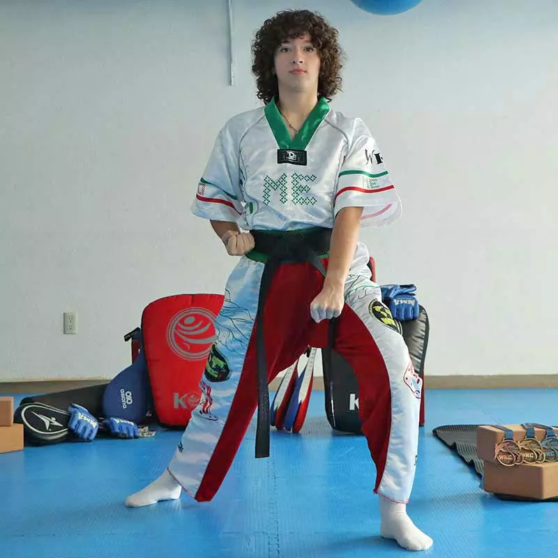 Paulina Delgado, estudiante de 5to. semestre de la PrepaTec Cuernavaca, representará a México en el WKC World Championships 2023, mundial organizado por la WKC “World Karate Commission”.