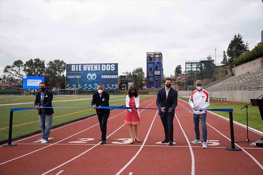 Pista de atletismo, CEM. Aniversario 45