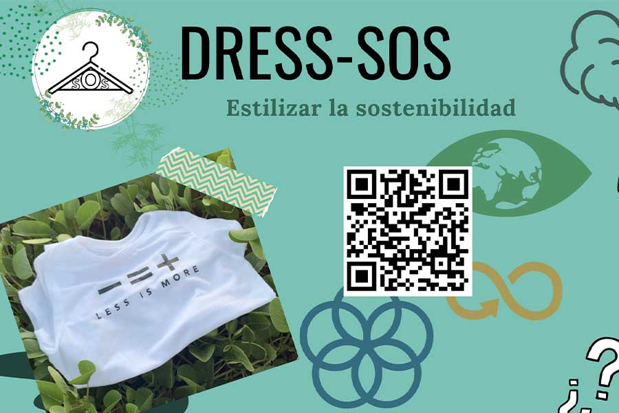 playera de dress-sos y acceso a instagram por código qr