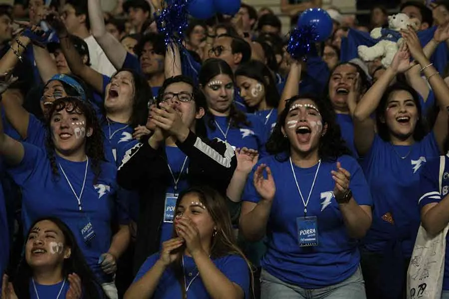 Afici&oacute;n que asisti&oacute; al partido de Borregos Monterrey vs. &Aacute;guilas Blancas del IPN.