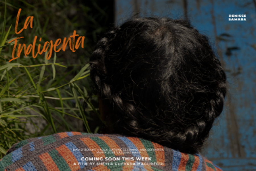 Cartel oficial del cortometraje documental "La indigenta", dirigido por Sheyla Guevara, que retrata la tradici&oacute;n del pulque en Xochimilco.