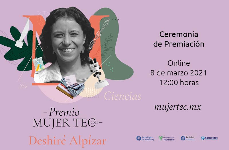 Invitación Premio Mujer Tec Deshiré Alpízar