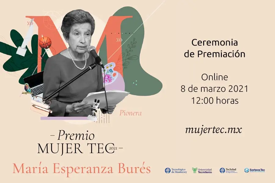 Invitación Premio Mujer Tec Esperanza Burés