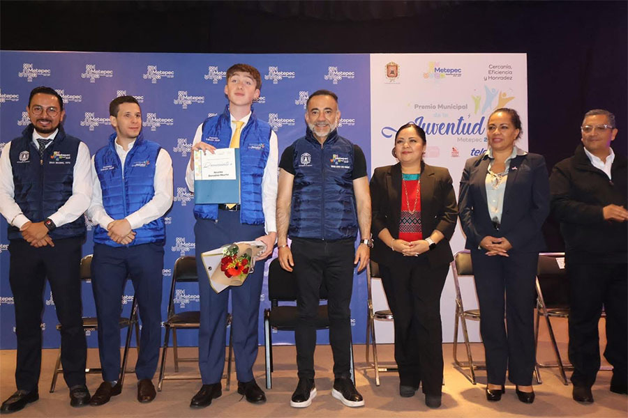 Talento Tec destaca en Premio Juventud Municipal Metepec 2025