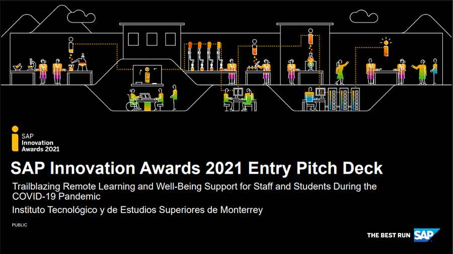 Presentación del proyecto ganador del Tec en los SAP Innovation Awards