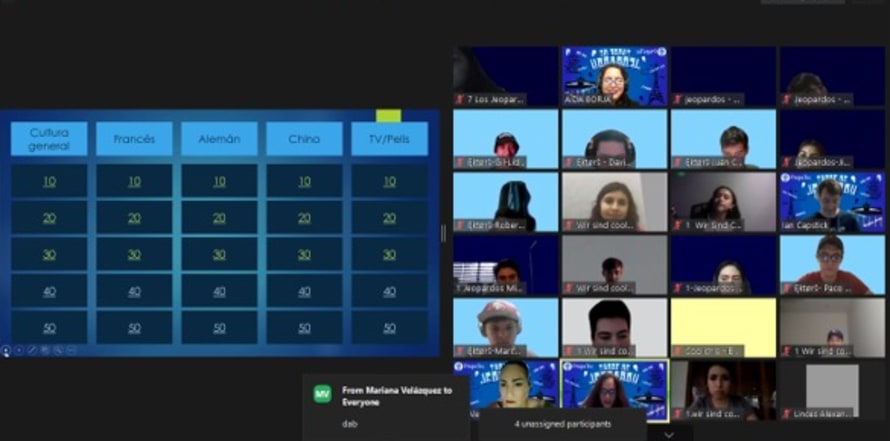 La dinámica titulada “Jeopardy” contó con la participación de más de 150 alumnos de diversos campus de PrepaTec.