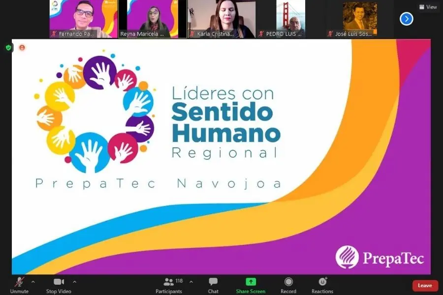 Presentación regional de "VitaBiques" en Líderes con Sentido Humano, con sede en PrepaTec Navojoa.