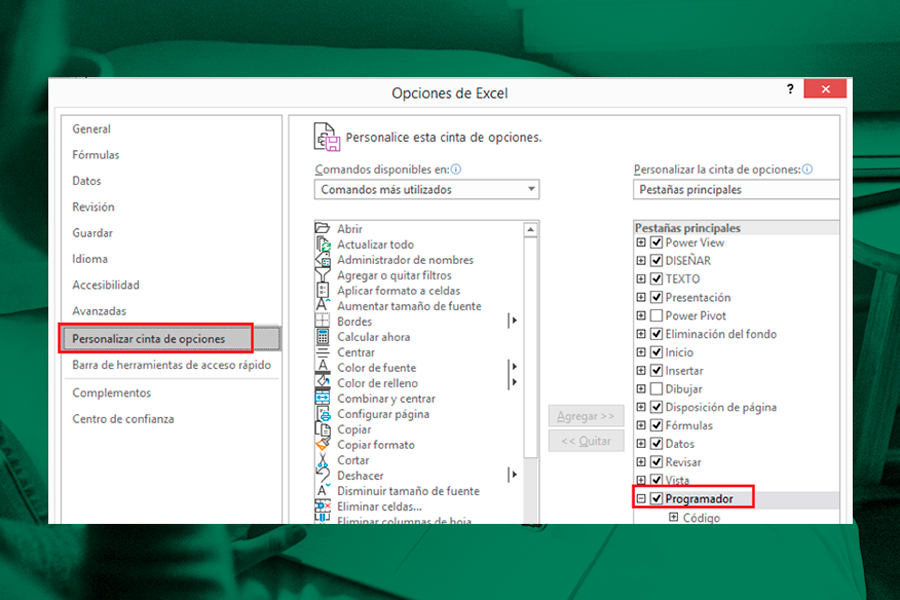 Programa en VBA en Excel