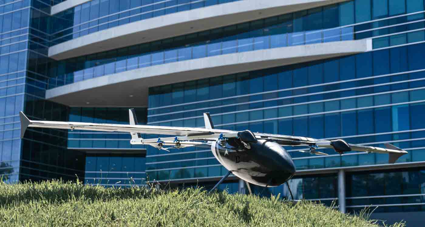 Prototipo de aeronave eléctrica en el Tec campus San Luis Potosí.