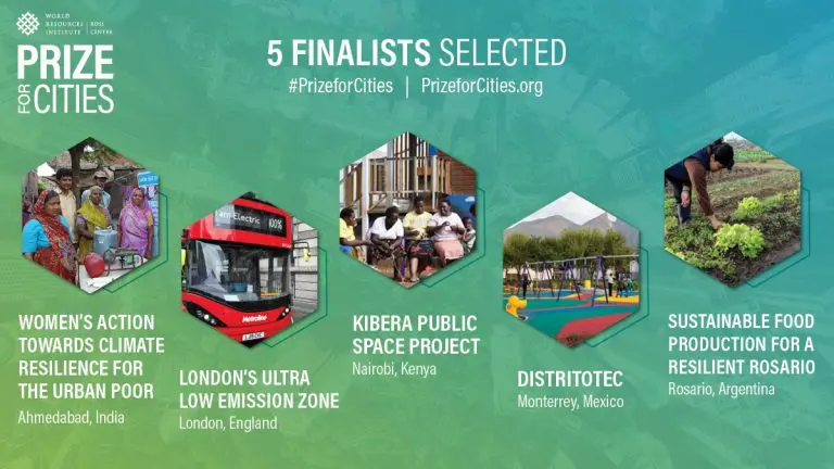 Proyectos finalistas del Premio Ross para Ciudades.